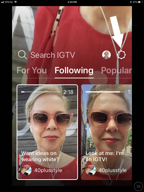 Change your settings in IGTV | truepotentialacademy.com