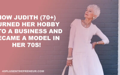 How to turn your hobby into a business and become a model over 70 - an interview with Judith Boyd