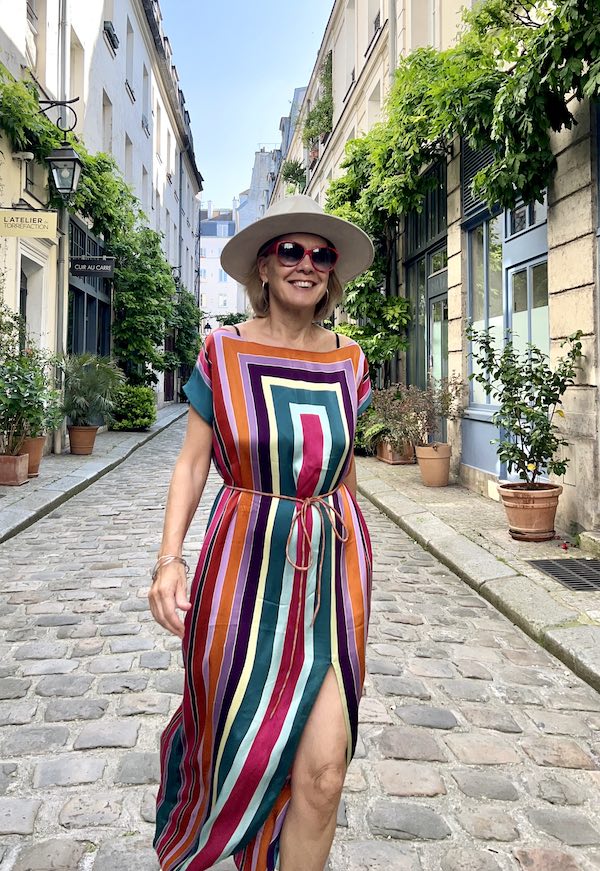 Sylvia walking through Paris | truepotentialacademy.com